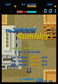 Speed Rumbler title screen.